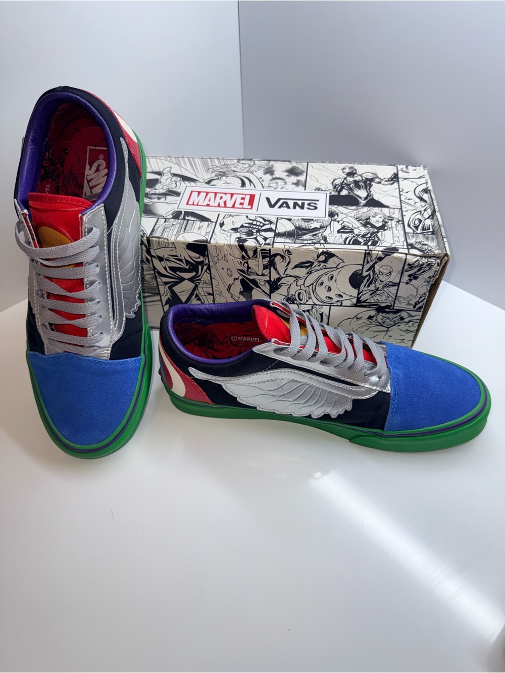Vans x Marvel Old Skool Avengers Sneakers With Box | M9.5/W11